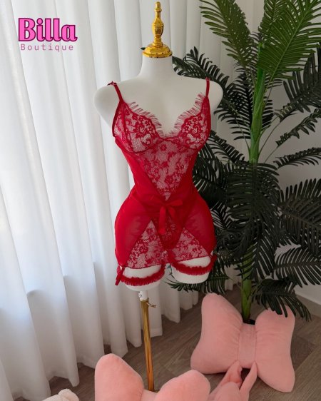 لانجري ثلاث قطع شيفون دانتيل والكواليتي❤️‍🔥🎄