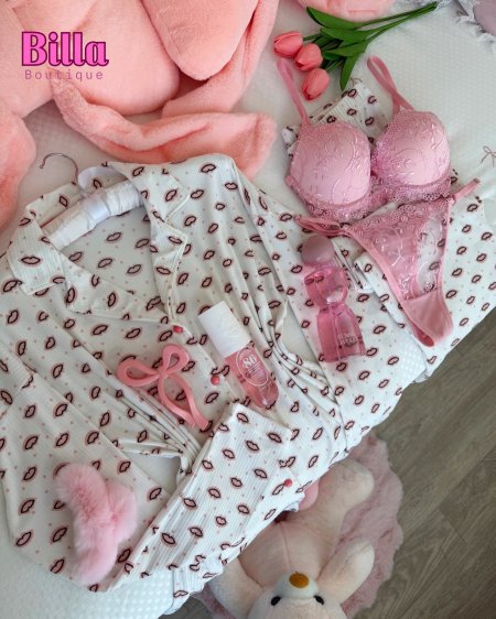 بيجامة لايكرا جلد الغزال منقشة🫦👄 بتسطل😭😭🫰🏻