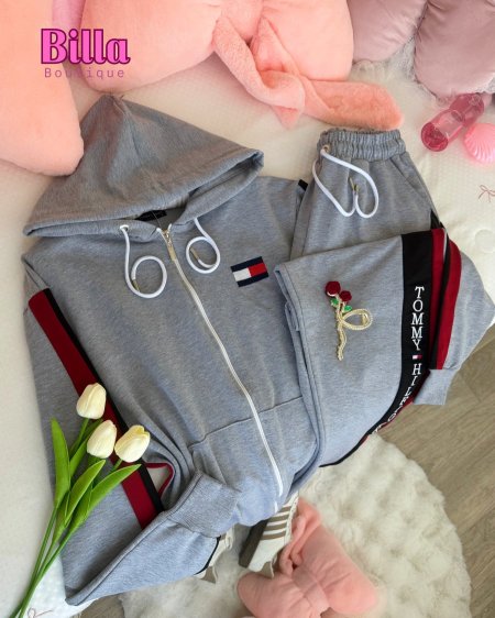 ترينينج قطعتين من Tommy باللون السكني والكواليتي🔥😭😩