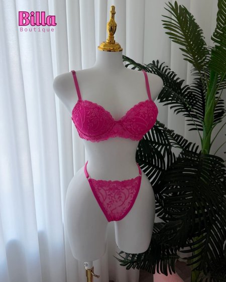 طقم داخلي دبل بوش باللون الفوشي💞💗🫰🏻