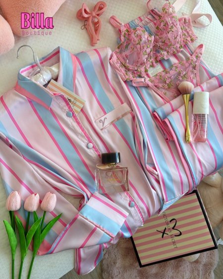 بيجامة فيكتوريا سيكريت بألوانها المميزة🥹💗مع بوكس والكواليتي 🔥😩💗🦋