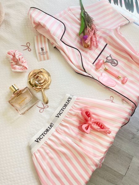 بيجامة فيكتوريا سيكريت شورت 💕